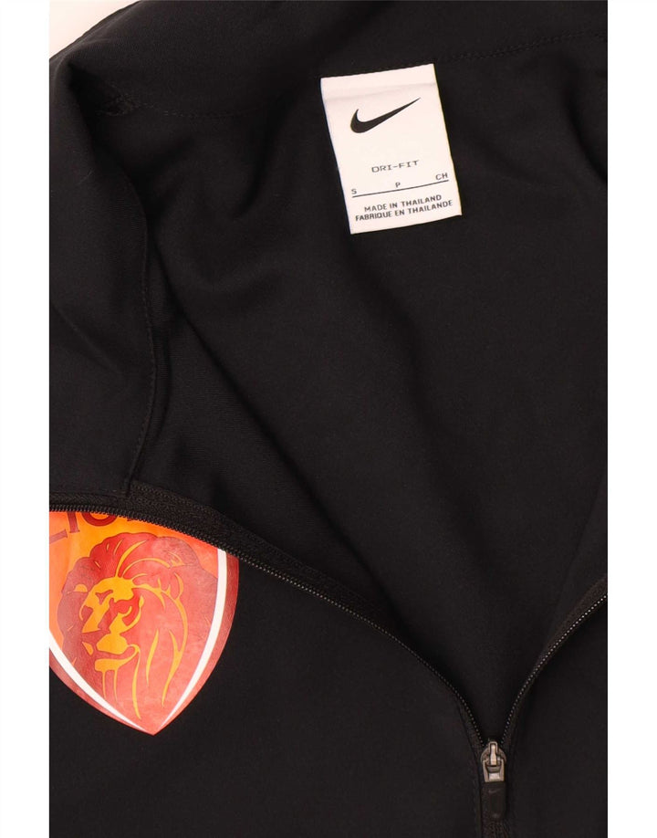 Ανδρική φόρμα γυμναστικής Nike γραφική Dri Fit Μπουφάν από μικρό μαύρο πολυεστέρα