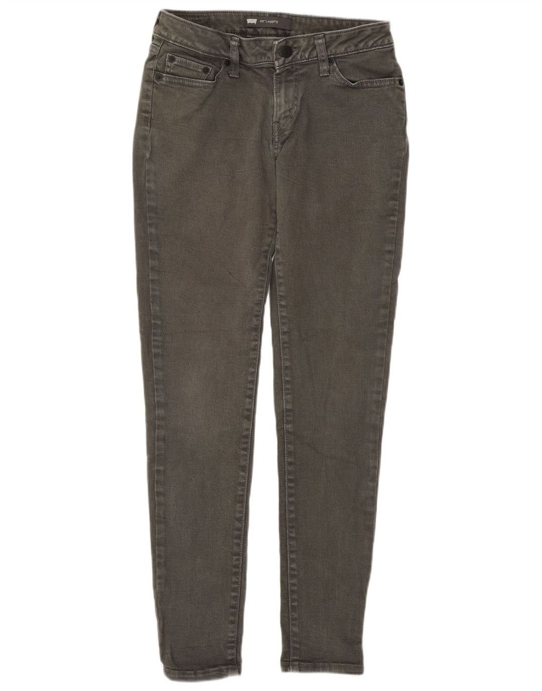 Levi's Womens 535 Legging Skinny Jeans W28 L29 Grey