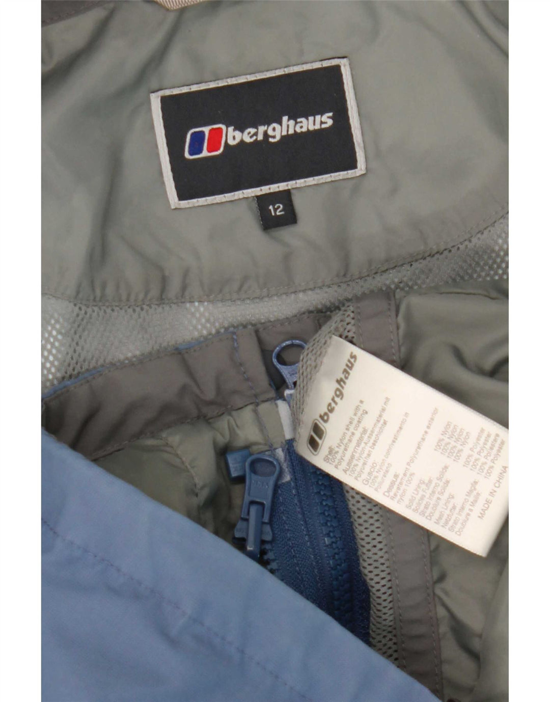 Berghaus Γυναικείο μπουφάν βροχής με κουκούλα UK 12 Medium Blue Nylon