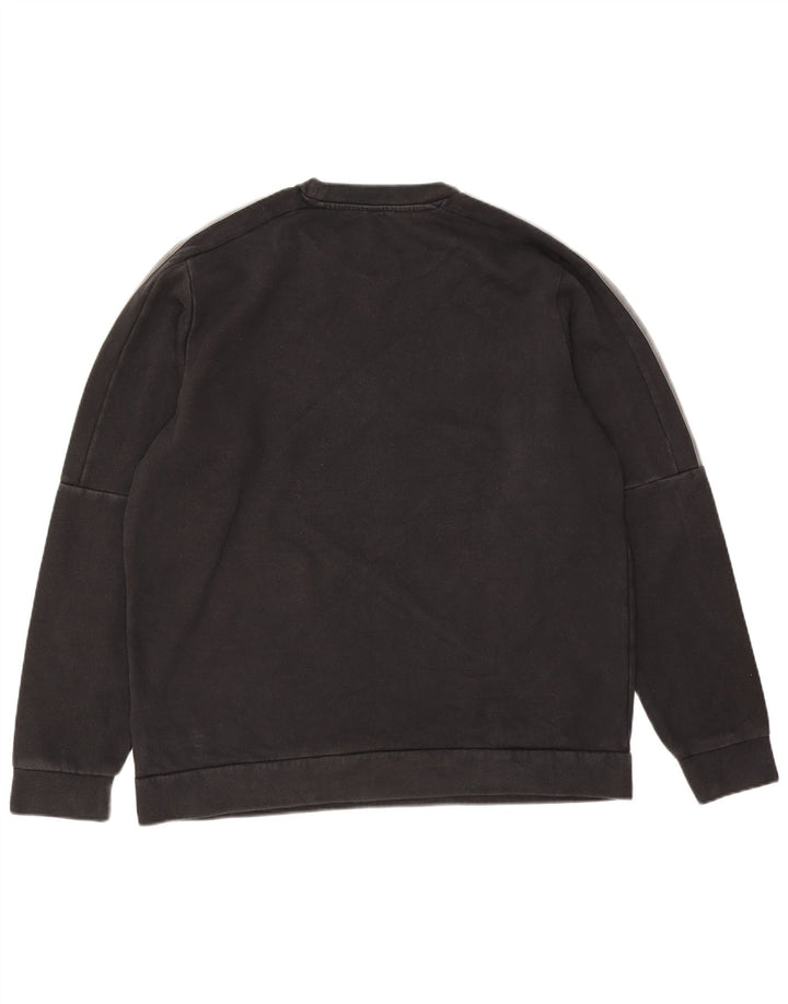 Ανδρικό φούτερ Adidas Jumper μεγάλο μαύρο βαμβακερό