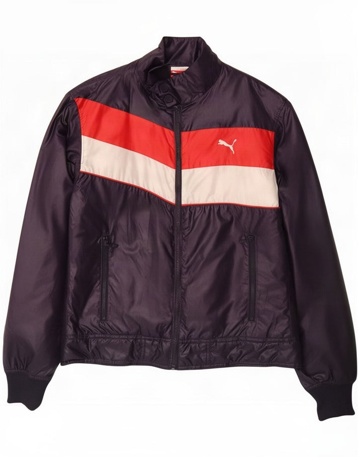 Ανδρικό μπουφάν Puma με επένδυση UK 38 Medium Purple Colourblock Polyester