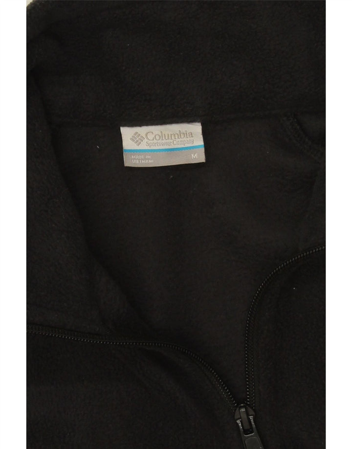 Columbia Γυναικείο Fleece Jacket UK 14 Medium Black Polyester
