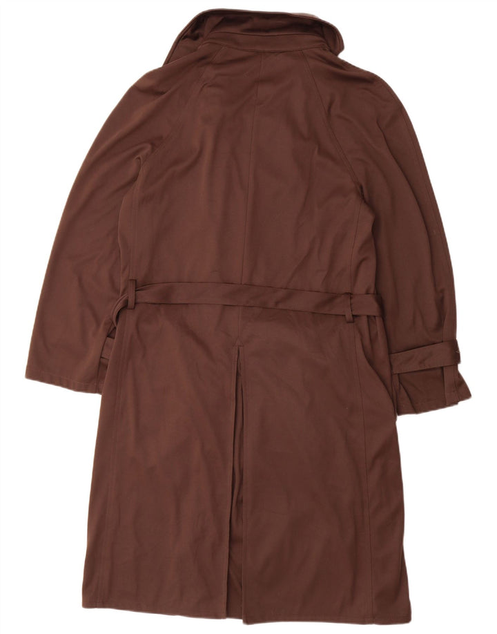 BENETTON Γυναικεία καμπαρντίνα UK 14 Μεσαίου καφέ Πολυεστέρας