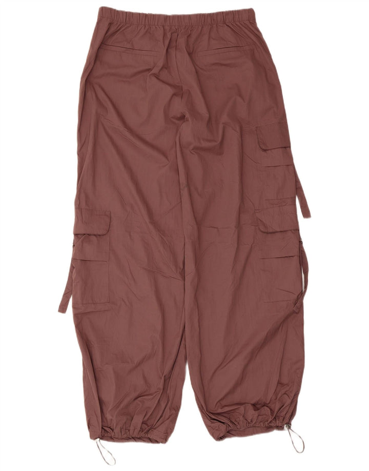Zara Γυναικείο Φαρδύ Παντελόνι Cargo Medium W28 L30 Καφέ Πολυεστέρας