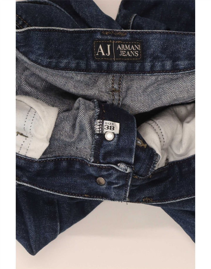 Armani Ανδρικό ίσιο τζιν W38 L34 Μπλε Βαμβακερό