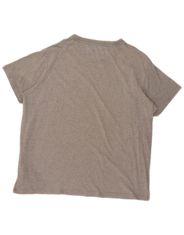 Ανδρικό γραφικό μπλουζάκι Weird Fish Top 4XL Γκρι βαμβακερό