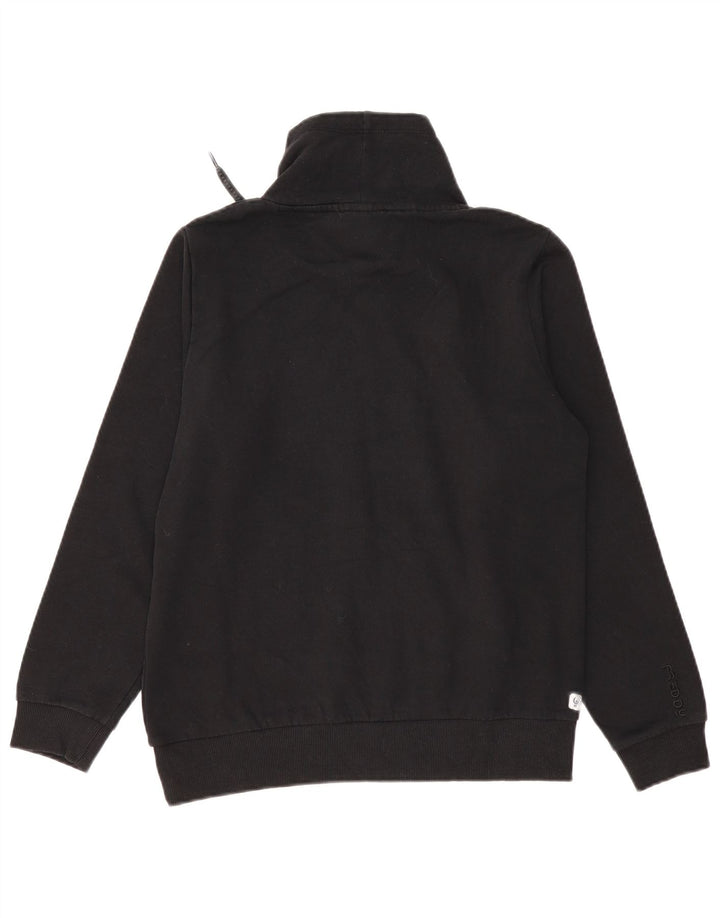 Γυναικείο Φούτερ Freddy Graphic Jumper UK 14 Medium Black Cotton