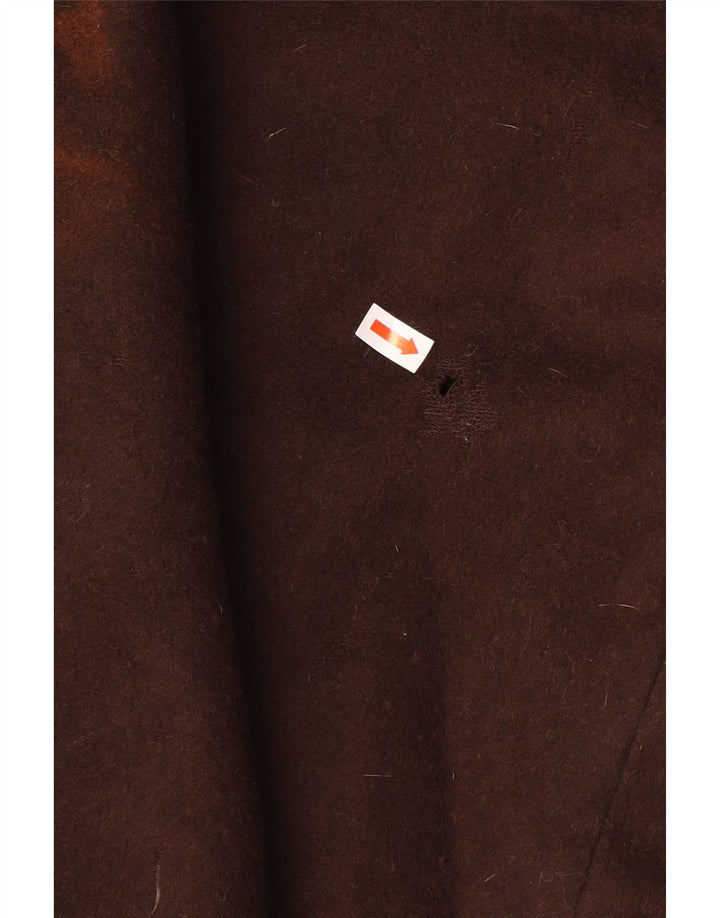 Γυναικείο παλτό Calvin Klein Oversized US 14 XL Καφέ Μαλλί