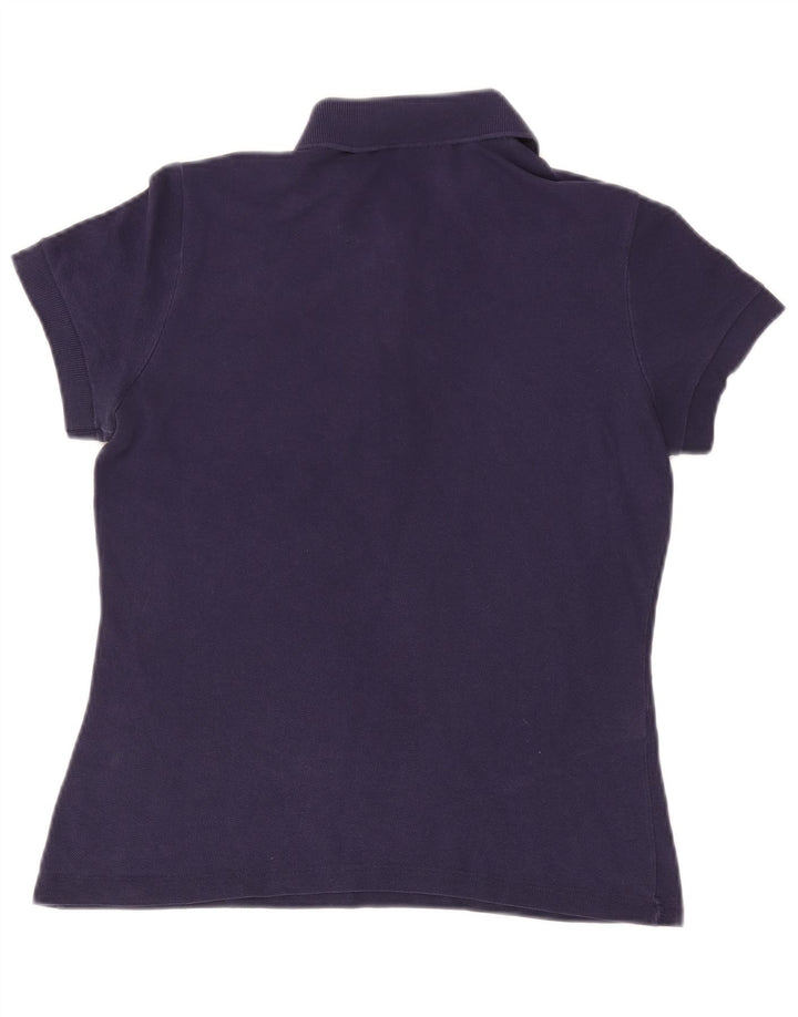 Lacoste Γυναικείο πουκάμισο Polo Νούμερο 42 Μεγάλο Βαμβακερό Navy Blue