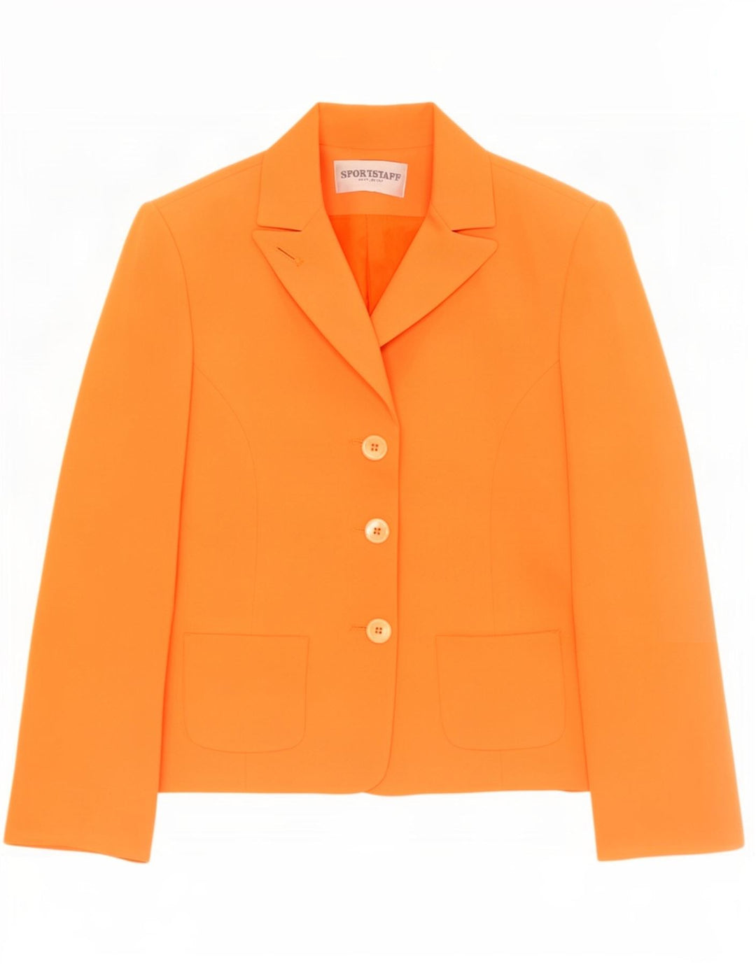 Sport Staff Γυναικείο Μπουφάν Blazer 3 κουμπιών IT 42 Medium Orange