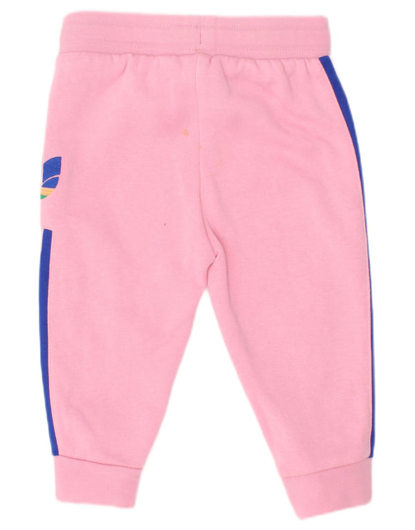 Παντελόνι αθλητικής φόρμας Adidas Baby Girls Graphic Joggers 9-12 μηνών ροζ