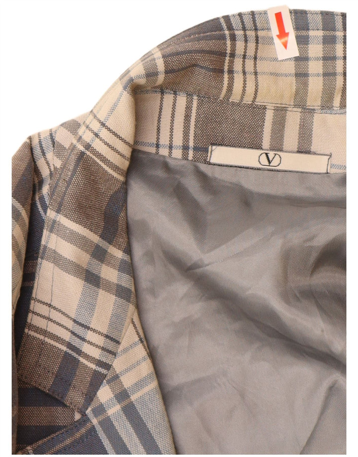 Valentino Ανδρικό σακάκι σακάκι με 2 κουμπιά UK 40 Large Grey