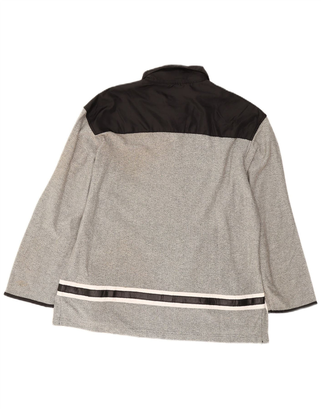 Ανδρικό μακρυμάνικο μπλουζάκι πόλο ZONE με μεσαίο γκρι χρώμα