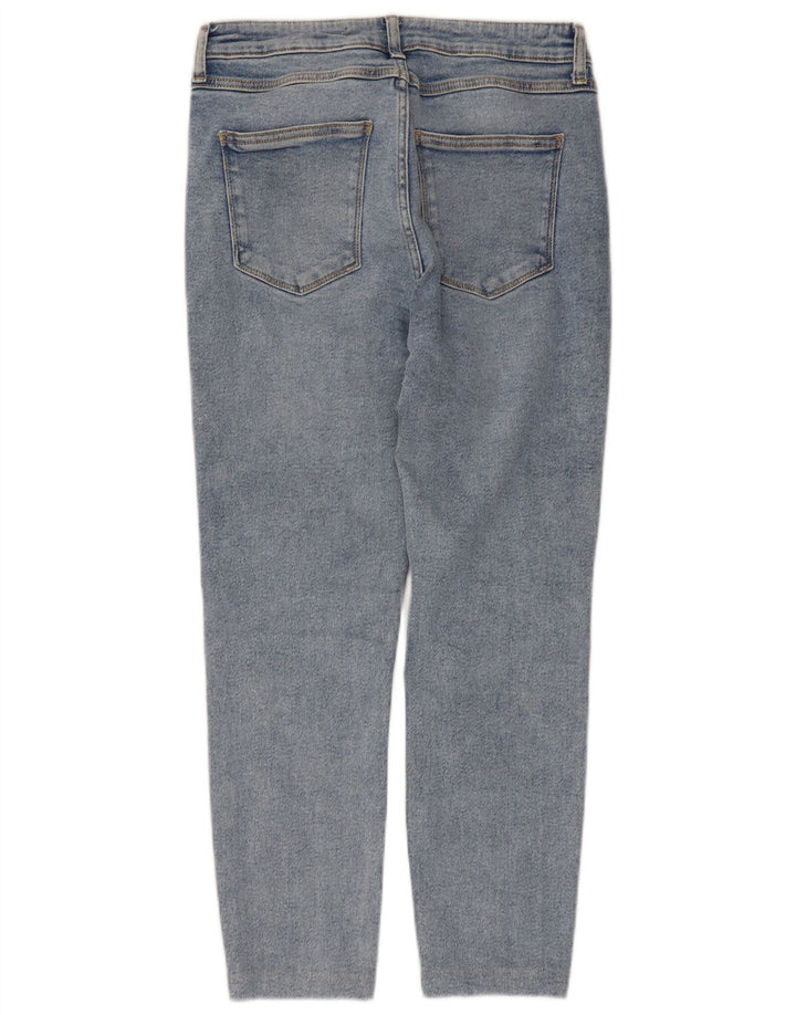 Zara Γυναικείο Cropped Jeans EU 42 Large W32 L24 Blue