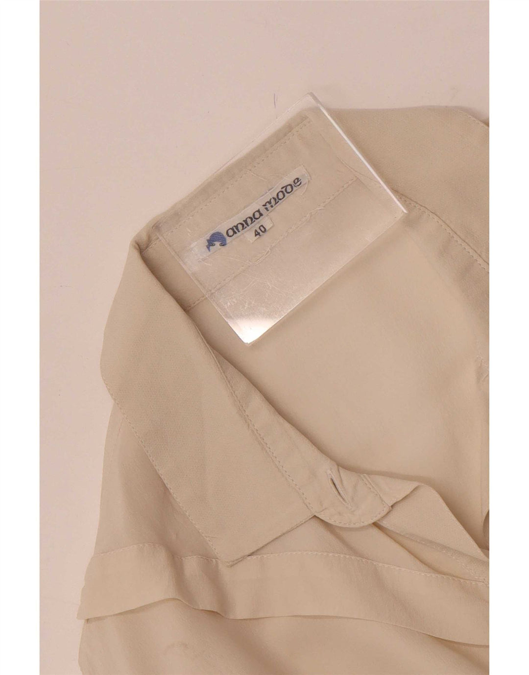 Vintage γυναικείο πουκάμισο μπλούζα IT 40 Small Off White