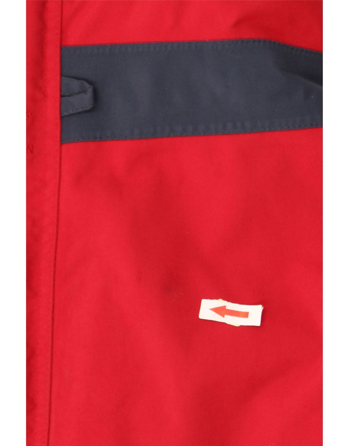 HELLY HANSEN Ανδρικό τζάκετ αντιανεμικό UK 38 Medium Red Colorblock Nylon