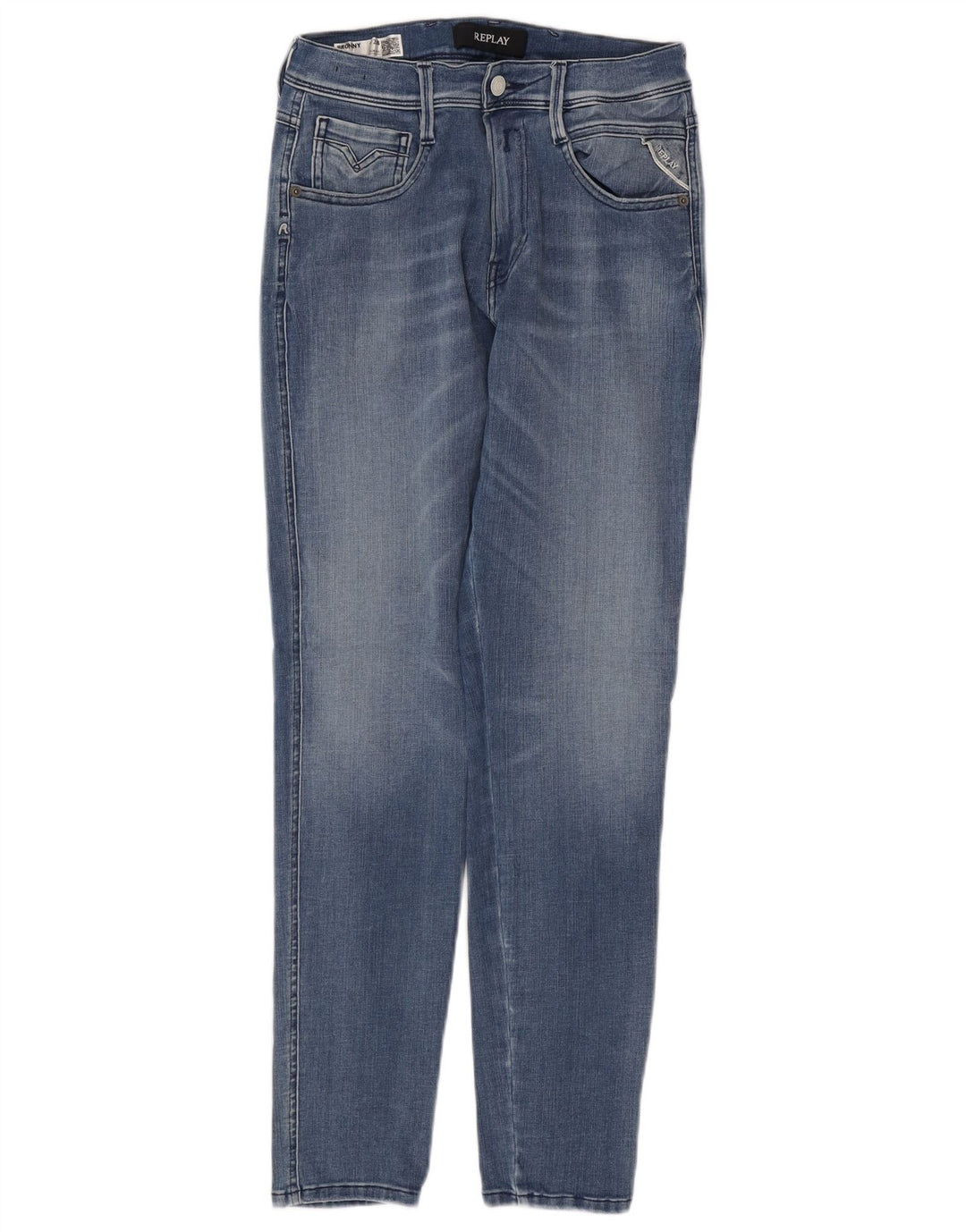 REPLAY Ανδρικό Slim Jeans W28 L30 Blue Cotton