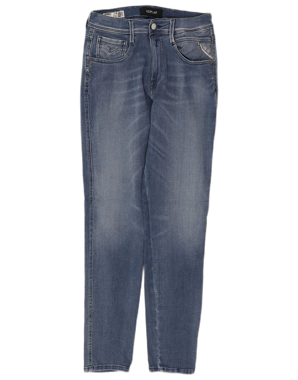 REPLAY Ανδρικό Slim Jeans W28 L30 Blue Cotton