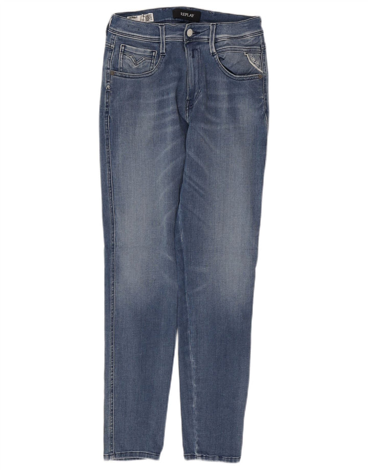 REPLAY Ανδρικό Slim Jeans W28 L30 Blue Cotton