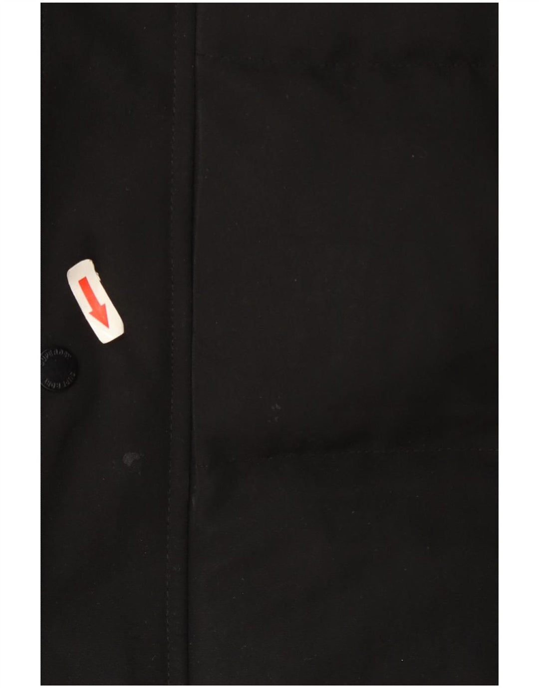 Superdry Ανδρική κουκούλα με επένδυση Gilet UK 40 Μεγάλος Μαύρος Πολυεστέρας
