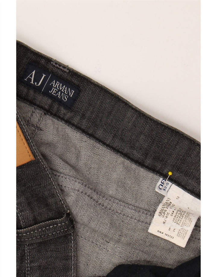 ARMANI Womens Skinny Jeans W30 L33 Grey Cotton Vintage Armani and Second-Hand Armani from Messina Hembry 