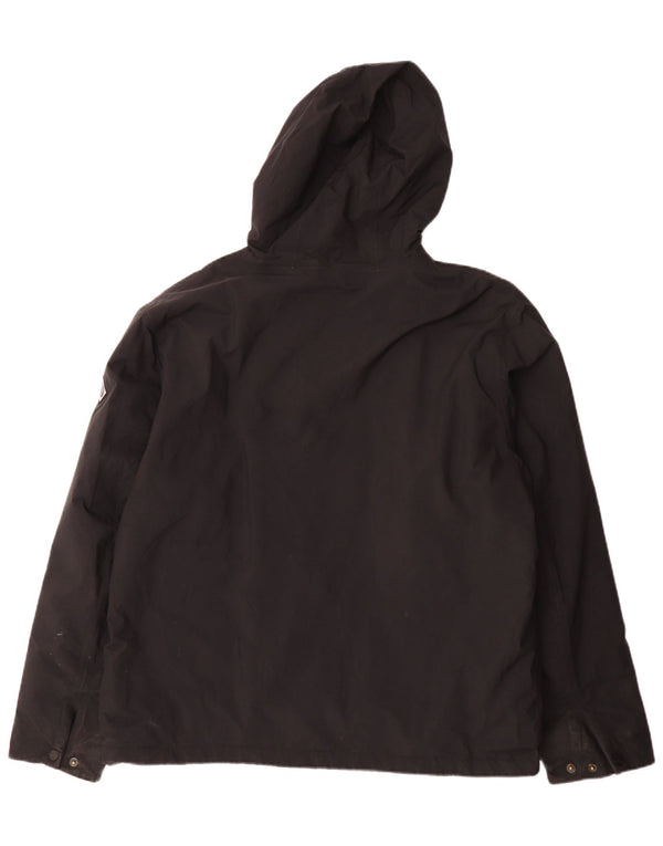 Ανδρικό μπουφάν με κουκούλα Henri Lloyd UK 42 XL μαύρο νάιλον