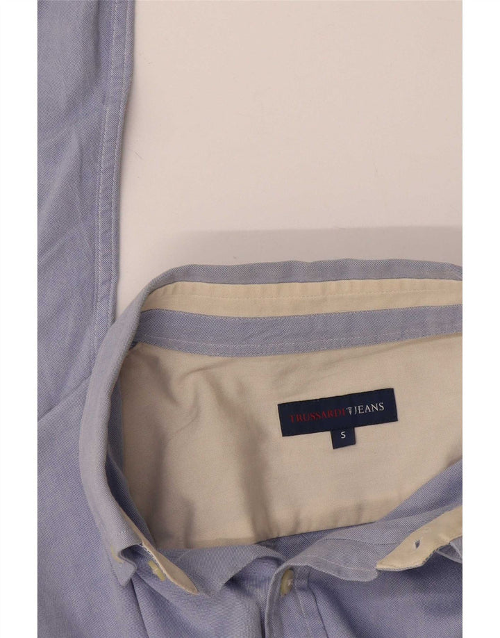 Ανδρικό πουκάμισο Trussardi μικρό μπλε