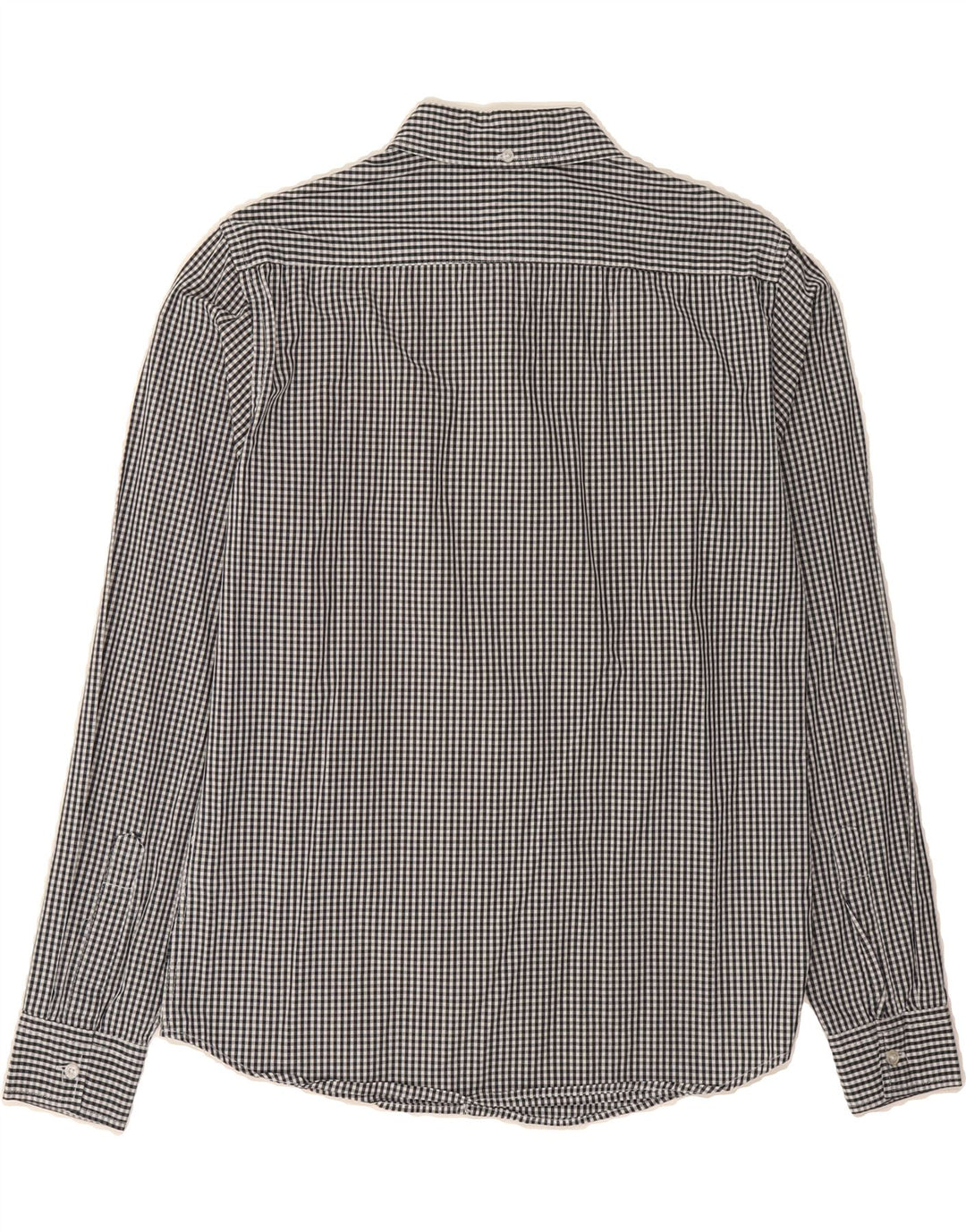 KANGOL Mens Shirt Medium Black Gingham Cotton Vintage Kangol and Second-Hand Kangol from Messina Hembry 