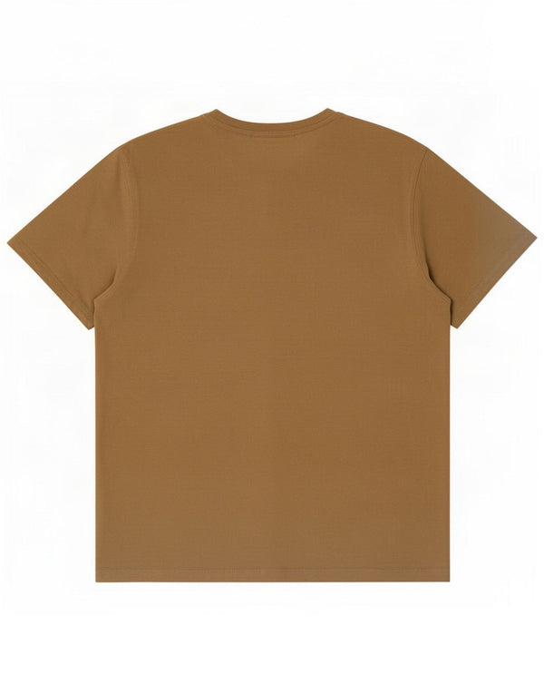 All Saints Mens T-Shirt Top 2XL Brown Cotton