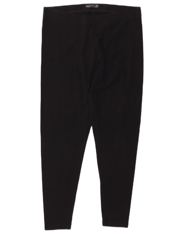 MARKS & SPENCER Γυναικείο Κολάν UK 16 μεγάλο μαύρο βαμβακερό