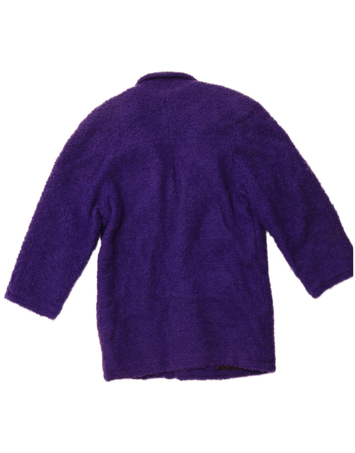 Vintage γυναικείο διπλό παλτό UK 12 Medium Purple