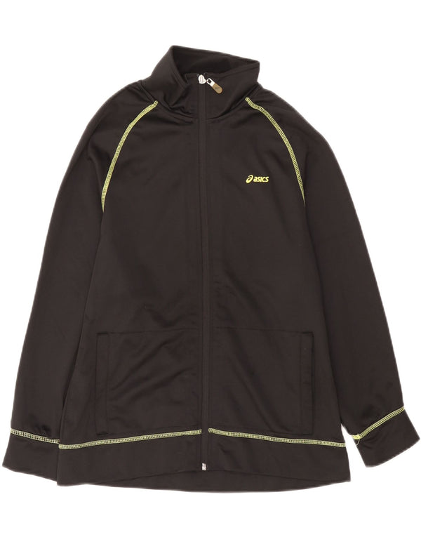 Γυναικεία αθλητική φόρμα Asics Top Jacket UK 16 Large Black Polyester