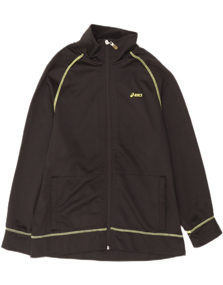 Γυναικεία αθλητική φόρμα Asics Top Jacket UK 16 Large Black Polyester