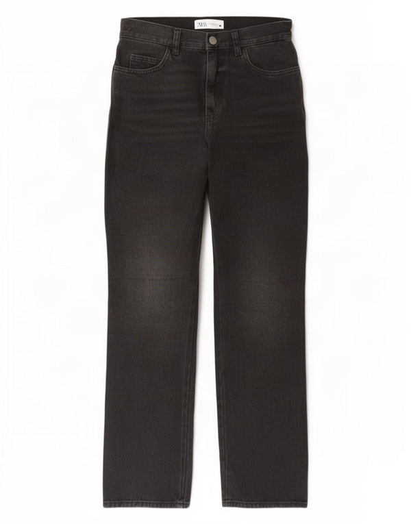 Zara γυναικείο ψηλόμεσο τζιν EU 36 XS W26 L33 Γκρι βαμβακερό