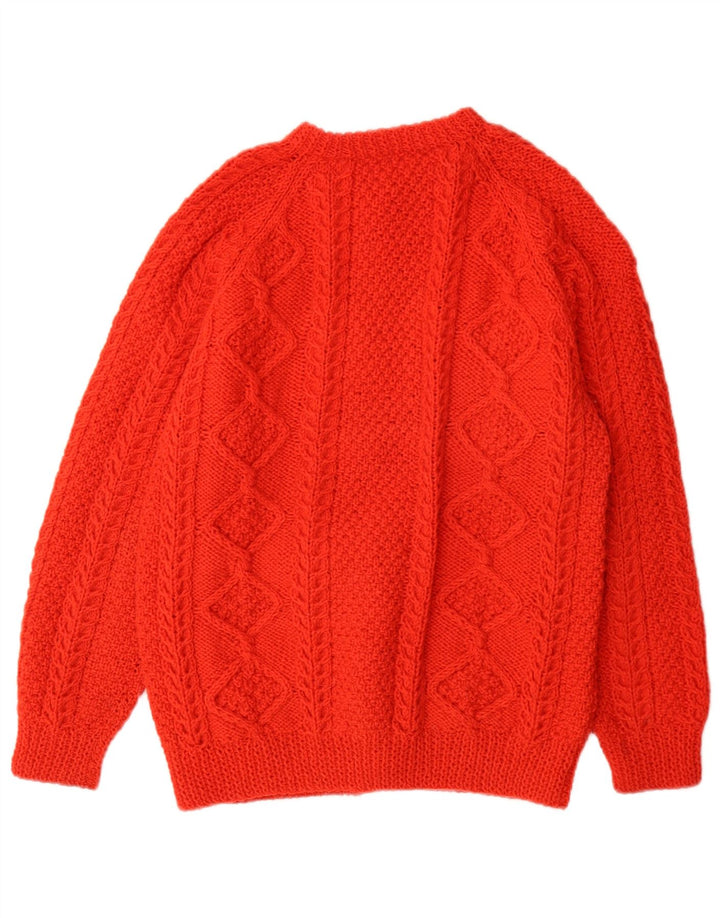 Vintage γυναικείο πουλόβερ UK 10 Small Red Geometric