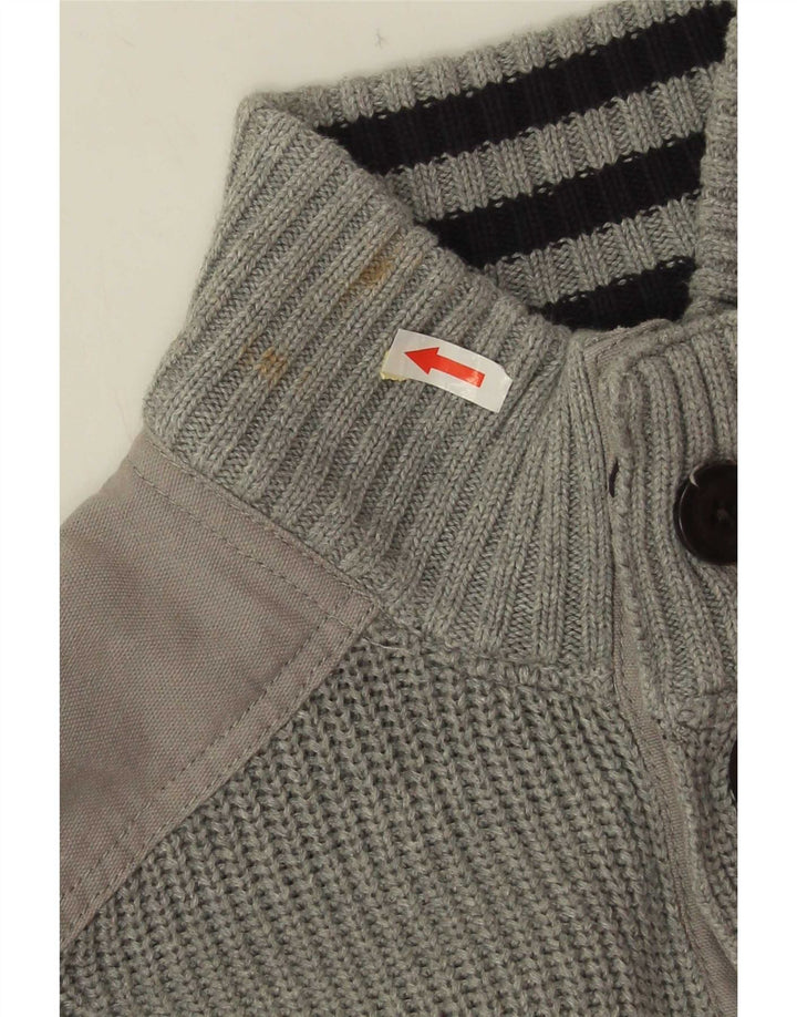 Ανδρικό πουλόβερ Timberland Earthkeepers Slim Fit με φερμουάρ, μεσαίο γκρι