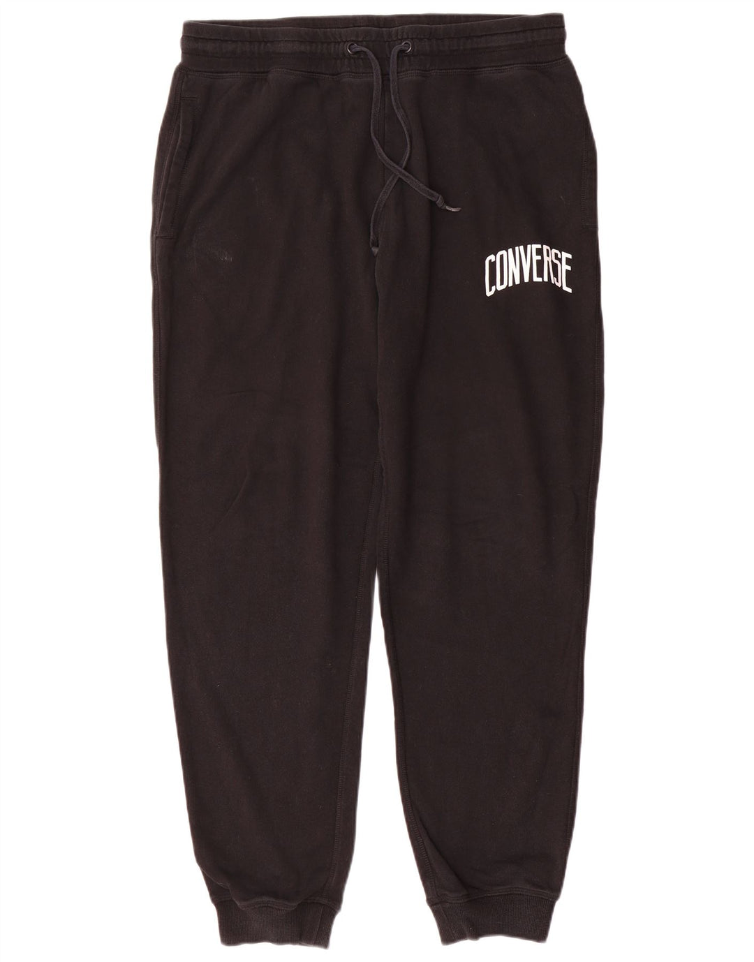 Ανδρική φόρμα Converse Graphic Παντελόνι Joggers Μεσαίο μαύρο βαμβακερό