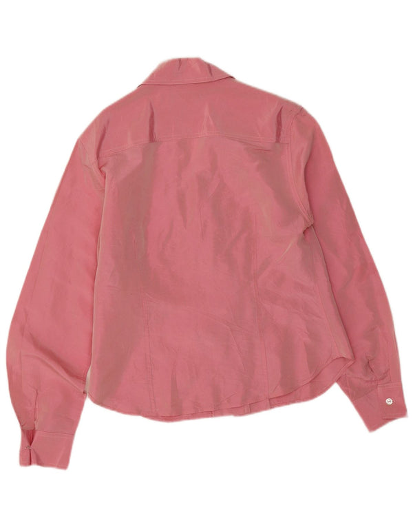 Vintage γυναικείο πουκάμισο μπλούζα EU 38 Medium Pink Acetate
