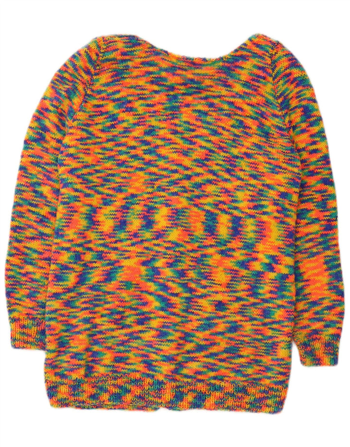 Γυναικείο πουλόβερ VINTAGE Ζακέτα UK 16 Μεγάλα πολύχρωμα Flecked