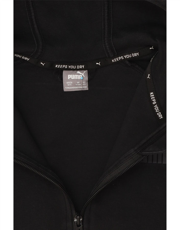 Πουλόβερ Puma Boys Zip Hoodie 11-12 ετών Μαύρο