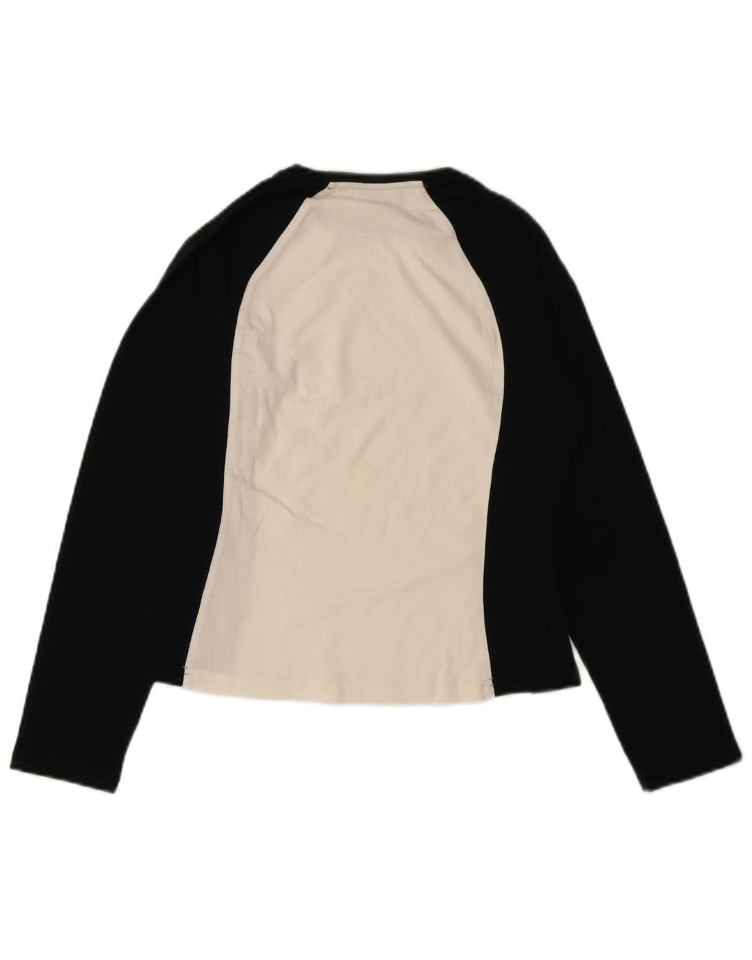 FILA Γυναικείο Crop Μακρυμάνικο IT 40/42 Small Black Colourblock Βαμβακερό