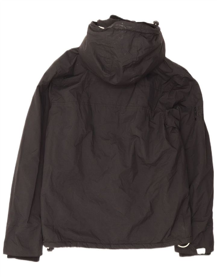 Ανδρικό μπουφάν Windcheater με κουκούλα Superdry UK 38 Medium Black