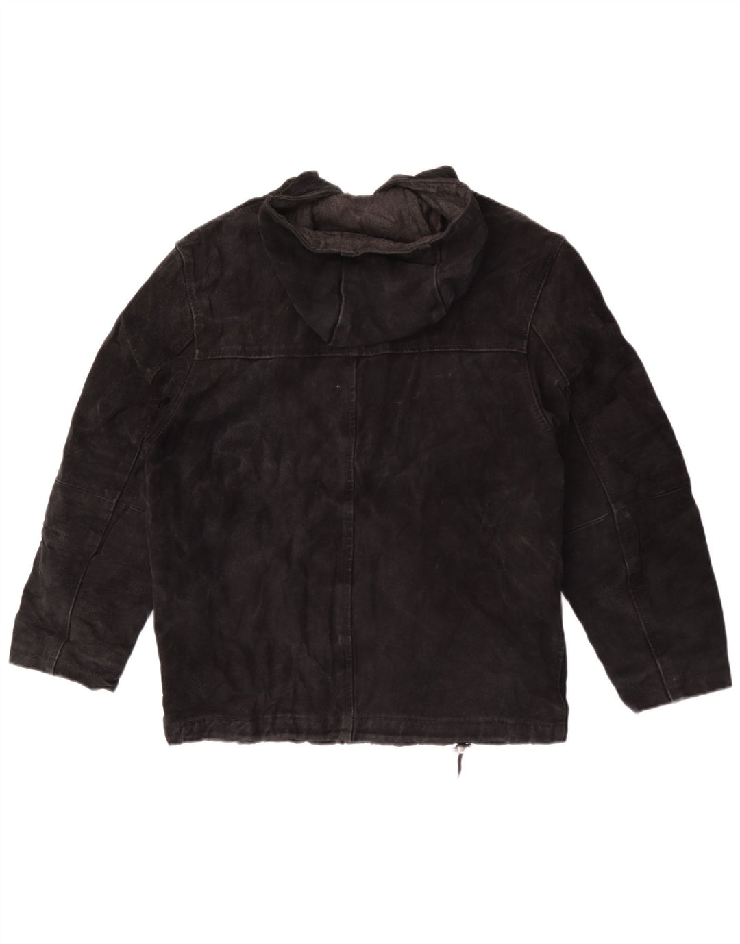 Privilegi Γυναικείο Suede Jacket με κουκούλα IT 44 Medium Black Leather