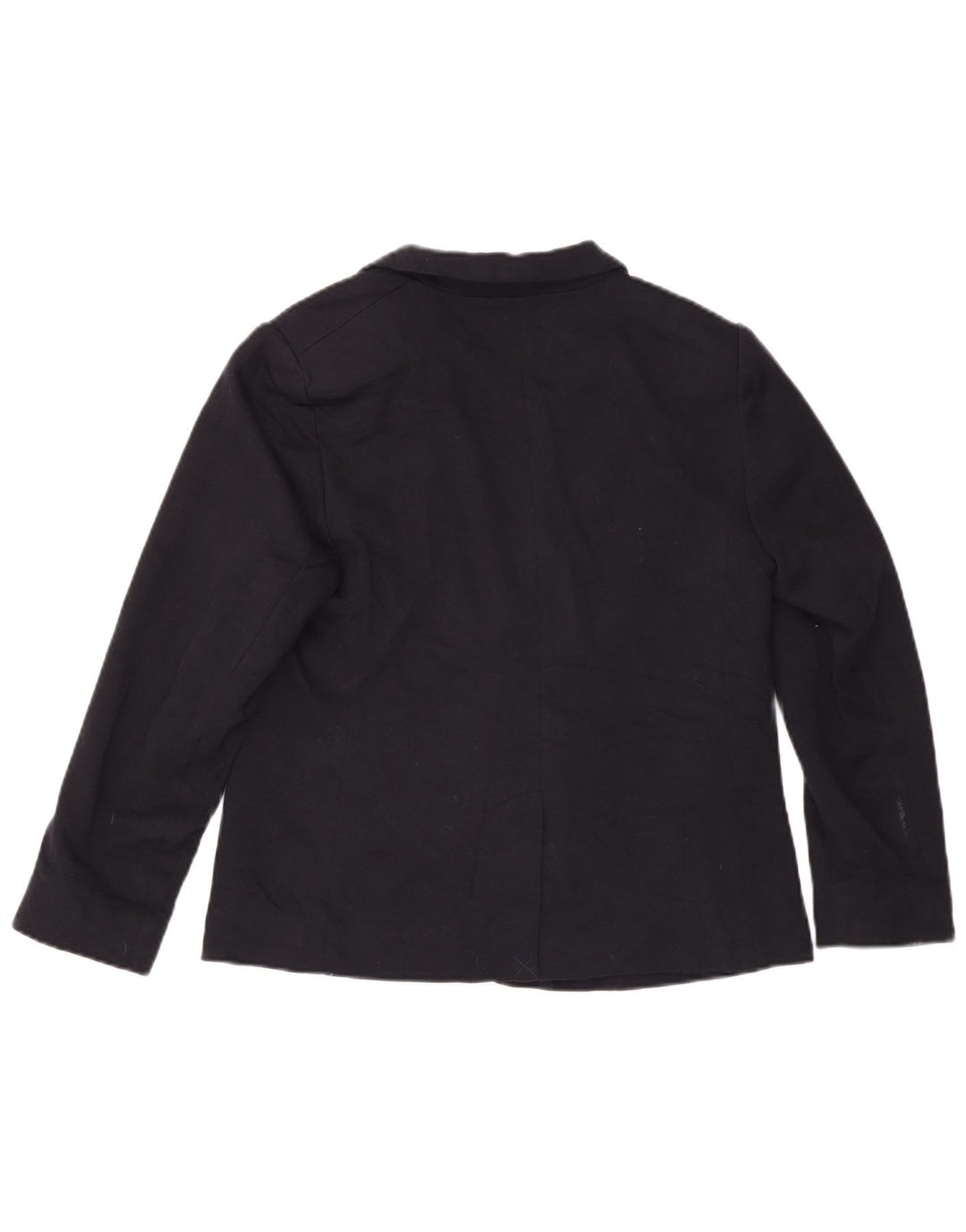 John Lewis Γυναικείο μπουφάν σακάκι 1 κουμπιού UK 14 Medium Navy Blue Polyester