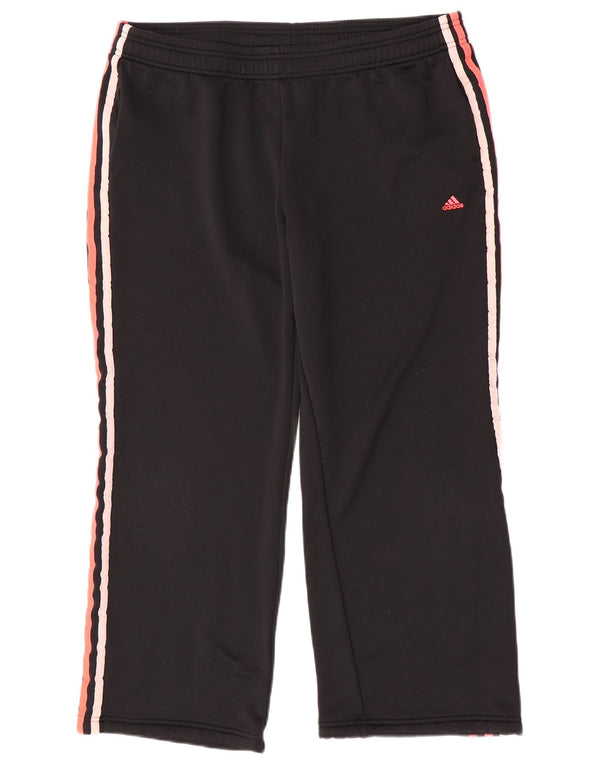Adidas Γυναικεία φόρμα παντελόνι UK 20/22 XL Μαύρο Πολυεστέρας