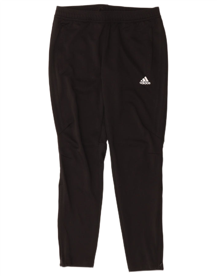 Adidas Γυναικεία φόρμα παντελόνι UK 12/14 Μεσαίο μαύρο πολυεστέρα