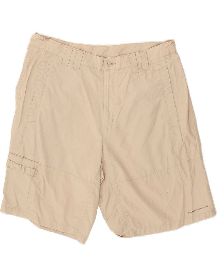 COLUMBIA Mens Cargo Shorts W38 XL Beige Cotton Vintage Columbia and Second-Hand Columbia from Messina Hembry 