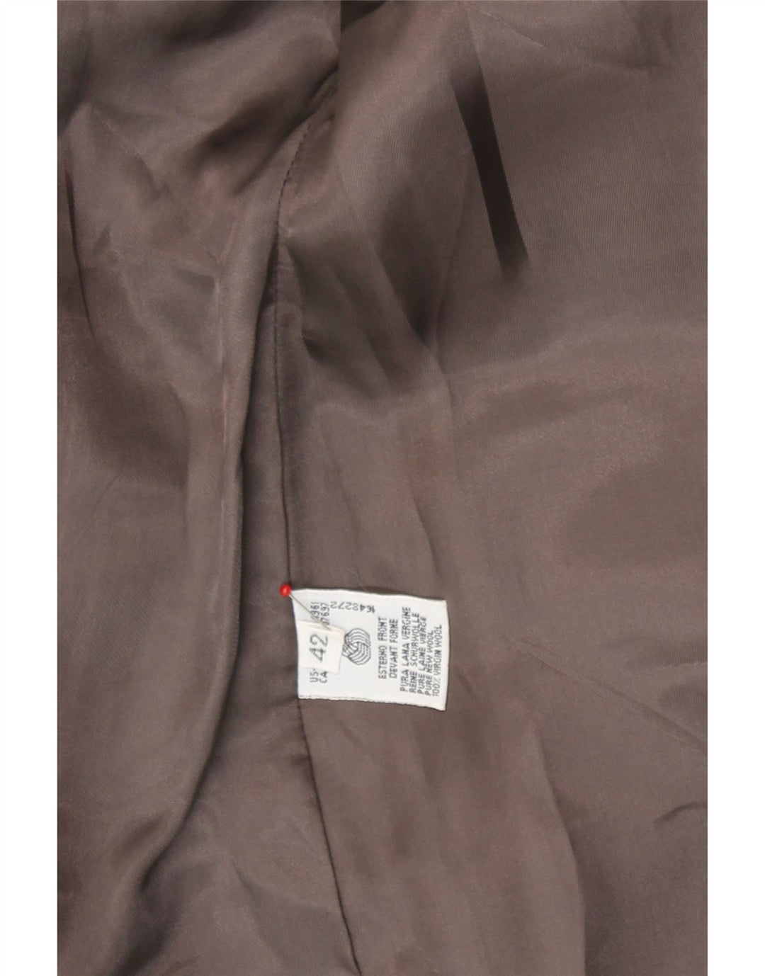 BENETTON Womens 3 Button Blazer Jacket IT 42 Medium Grey Virgin Wool Vintage Benetton and Second-Hand Benetton from Messina Hembry 
