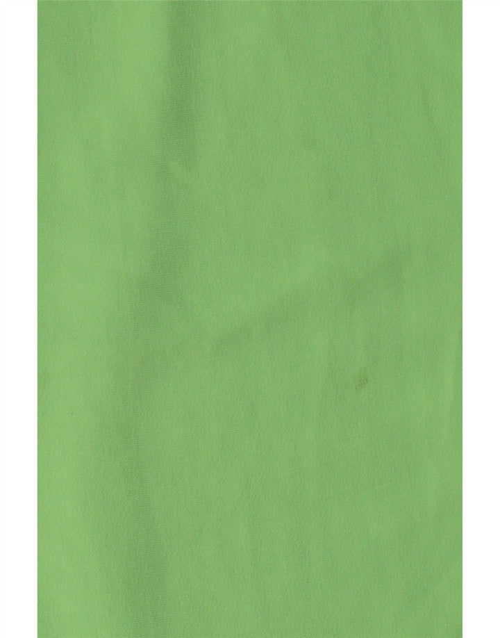 Zara Γυναικείο ίσιο παντελόνι Chino Large W34 L33 Green Polyester