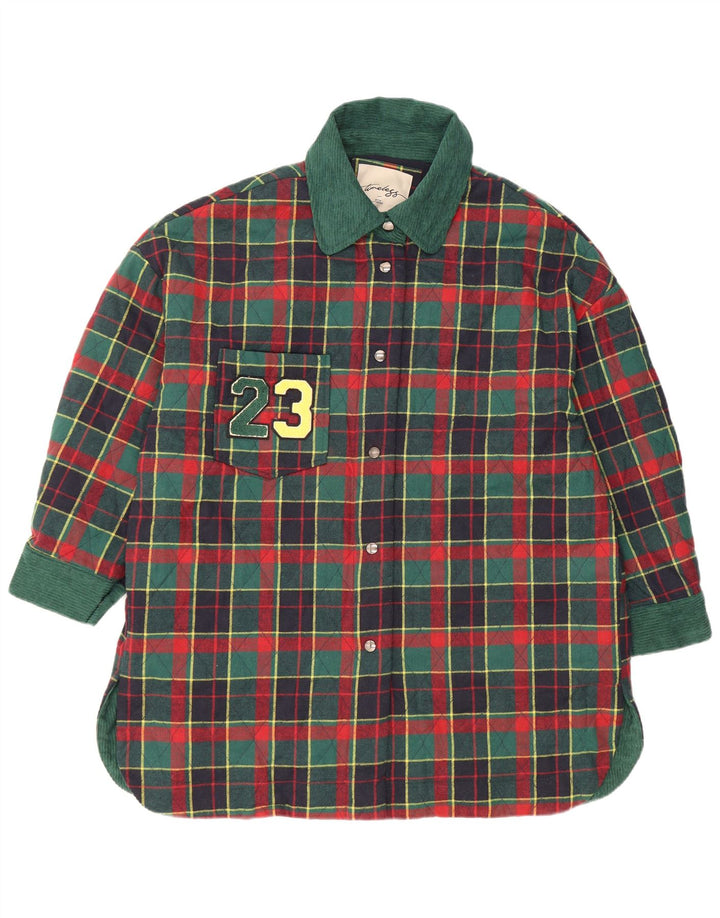 Tu Clothing Γυναικείο Καπιτονέ μπουφάν One Size Green Check Polyester